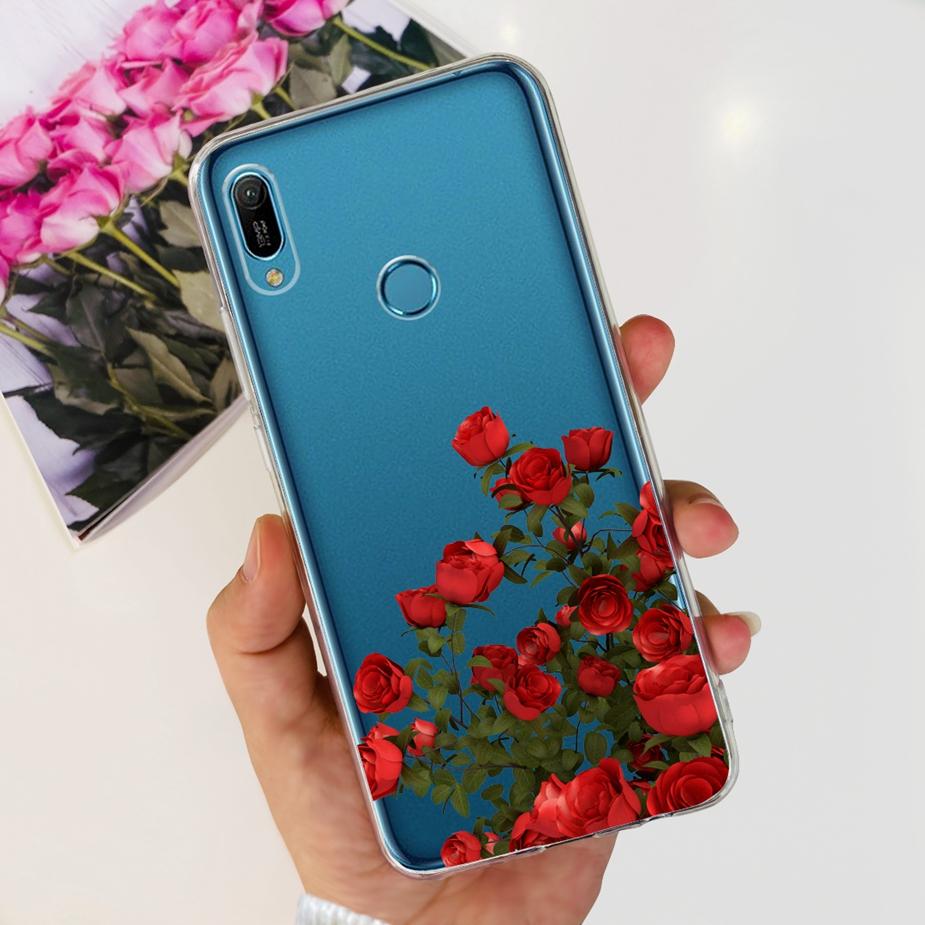 For Huawei Y6 2019 Case Y6 Prime 2019 Fashion Painted Cover Clear Silicone Phone Case For Huawei Y6s 2019 Y6 Pro 2019 Soft Shell