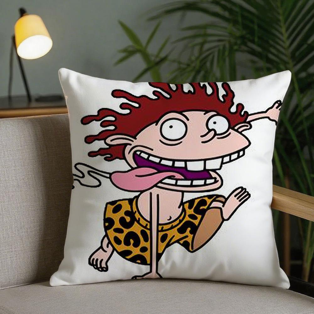 Anime Tthe Wild Thornberrys Pillow Case Square DoubleSided Printing Sofa Cushion Cover Pillowcase Bedroom Bedside