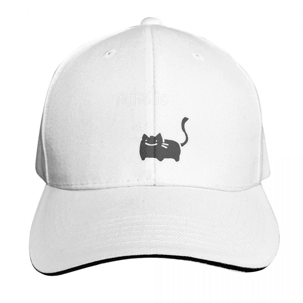 Autistic Cat Animal Cap Fashion Casual Baseball Caps Adjustable Hat Hip Hop Summer Unisex Baseball Hats
