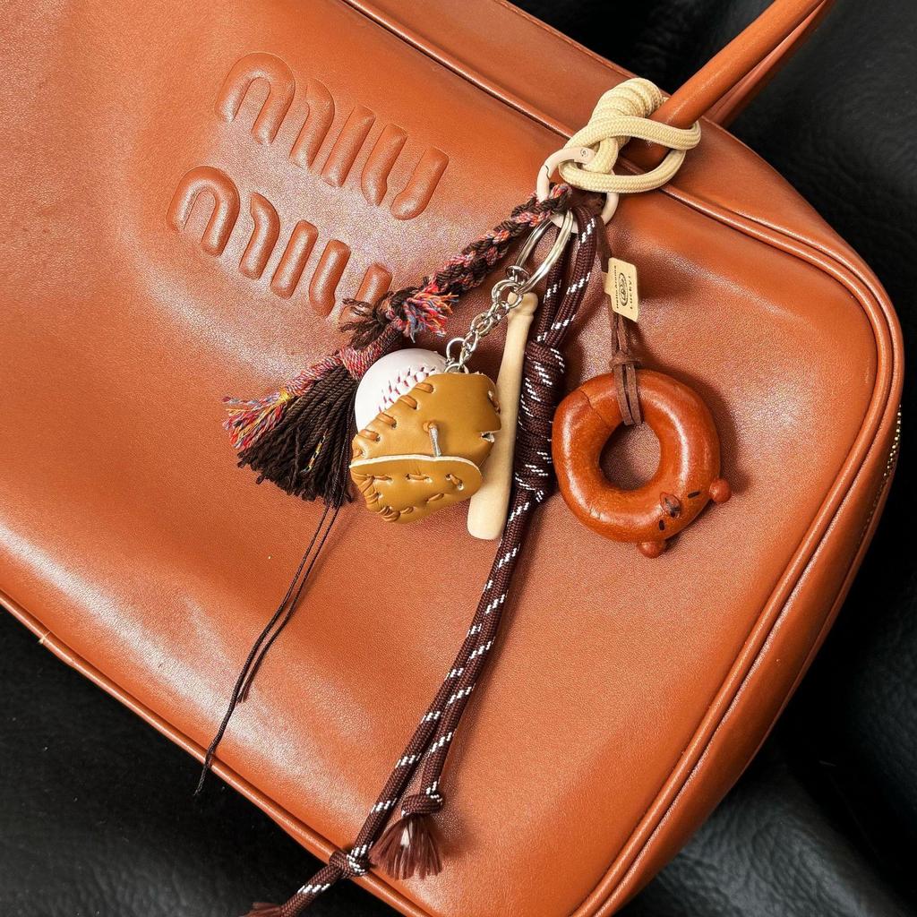 Lye Series Bagel Bag Keychain Pendant & Lanyard Accessory