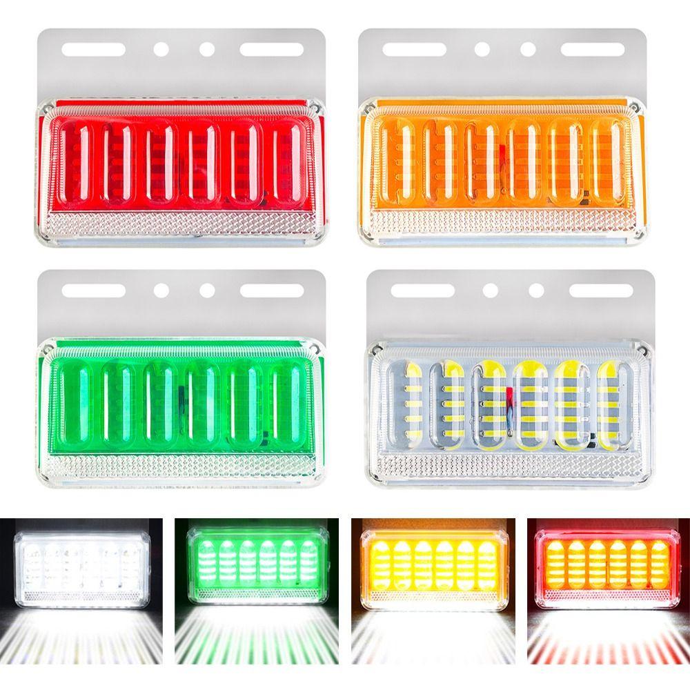 12V 24V Truck Side Marker Lights Waterproof Warning Tail Light Durable LED Edge Light Lorry