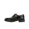 Delicate Carved Baroque Single Shoes Thick Heel Small Leather Shoes