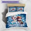 3pcs Frozen6 Cover Set - Personalized Name, HD Printed Bedding with 1 Cover and 2 Pillowcases - Perfect for Home Decor, Easy Care