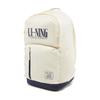 Li Ning Sports Life Collection Polyester Backpack Regular Unisex Ecru ABSW129-2