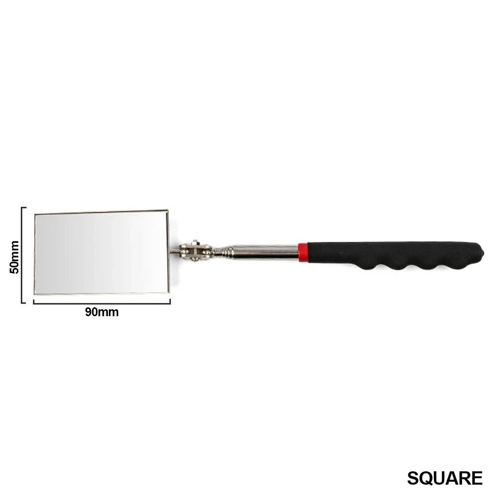 Portable Telescoping Flexible Head Inspection Mirror With LED Light Adjustable 360 Degree Swivel Viewing Auto Hand Tools