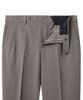 MUSINSA STANDARD Wide Hidden Banding Crop Slacks [Dusty Beige]