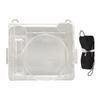 Instant Camera Case Protective Cover Clear Hard Shell with Adjustable Detachable Strap Instant Camera Accessory for