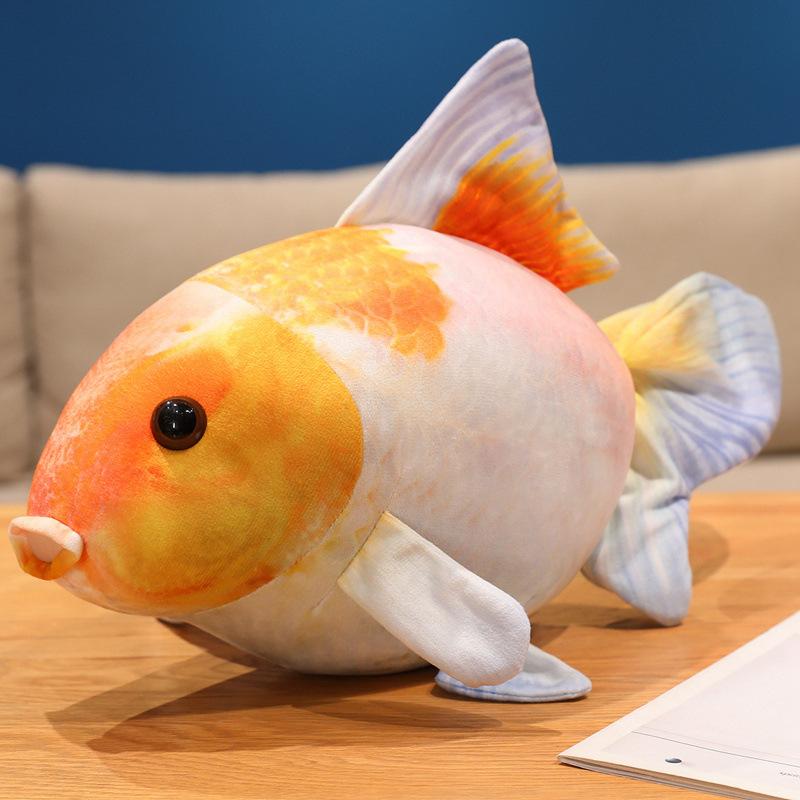 Cartoon Simulation Goldfish Doll Plush Toy Small Fish Doll Home Pillow Cushion Girl Soothing Doll