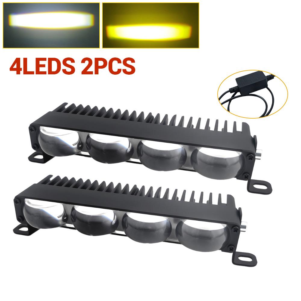 5D Lens High Low Beam LED Spotlights Grill Car Led Light Bar 12V-80V Auxiliary Fog Lights for Vehicles 4X4 Offroad Motorcycle