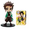 Anime 15Cm Demon Slayer Figure Nezuko Tanjirou Zenitsu Inosuke Kyoujurou Giyuu Kawaii Qposket Pvc Model Toys Children Gift