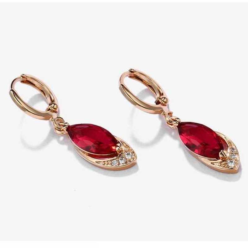 Sace Gems Klassische Kupfer-Zirkon-Ohrringe für Frauen, Hochzeitsgeschenke