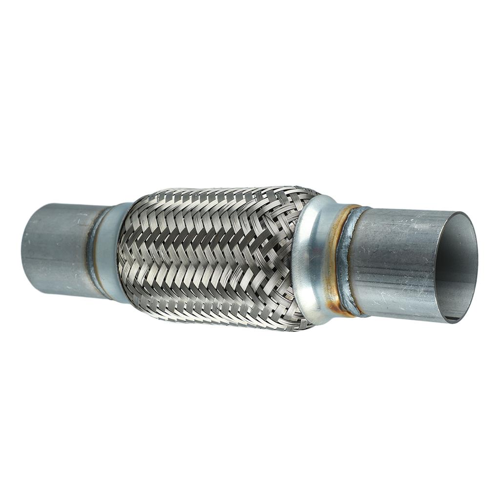 Car Exhaust Pipe Stainless Steel Rust Proof Low Noise Shock Absorption Tough Muffler Universal for Vehicle