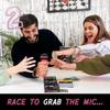 Grab The Mic Karaoke Hra, Zábavná Desková Hra pro Děti i Dospělé, Perfektní pro Párty & Narozeniny
