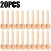 30-10 Stück Mini-Holzlöffel Küche Gewürz Honig Kaffee Küche Kochen Kaffeebohnen Salz Gewürzdosen Holzlöffel Messlöffel