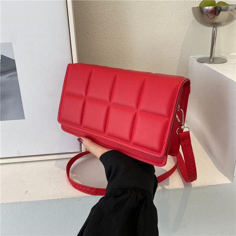 Foreign style master feeling large square women's bag Internet celebrity popular bag new small square bag portable messenger shoulder bag