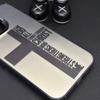 English alphabet color silver case for Apple 11/11/11 pro mobile phone case 11promax11/11/11X