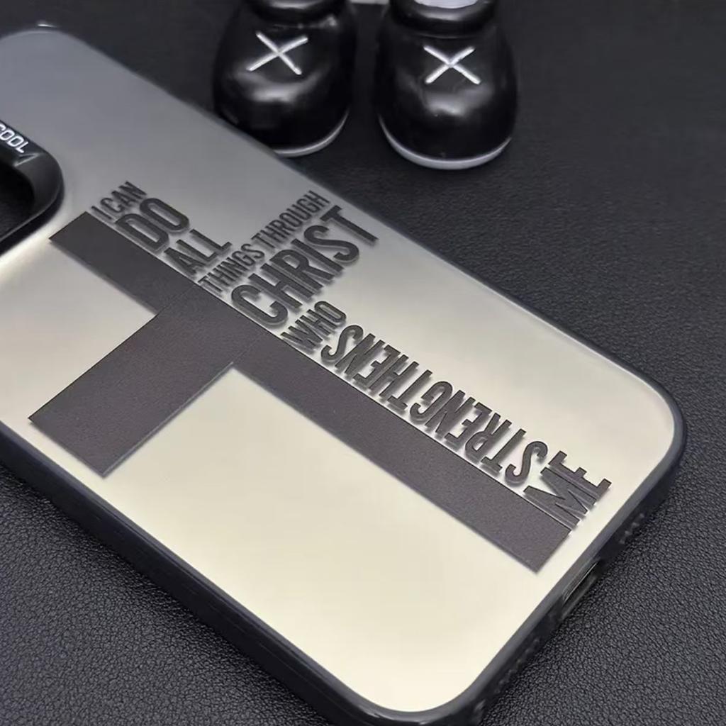 English alphabet color silver case for Apple 11/11/11 pro mobile phone case 11promax11/11/11X