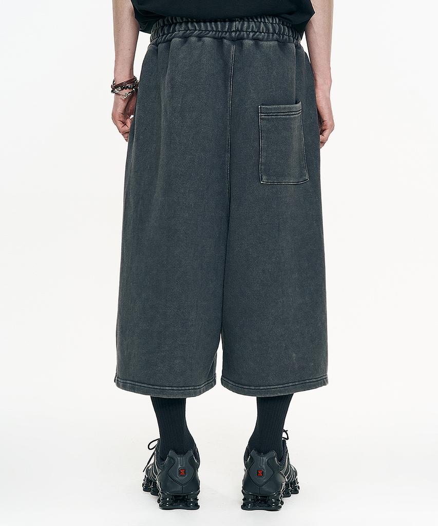 EASY NO EASY Big Emblem Bermuda Sweatpants - Navy