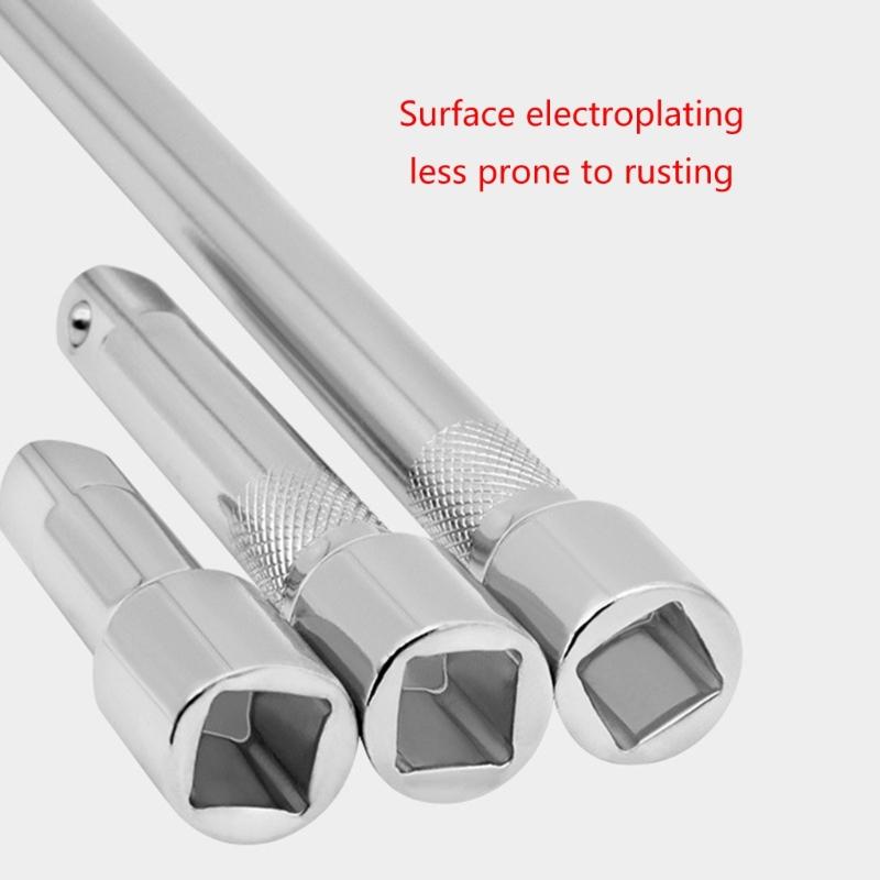 1/2Inch Drives Socket Extension Powerful Force for Compact Area for DIY Enthusiasts Effortless Screw and Nut Fastening
