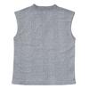 Gilet a maglia grossa da uomo, tinta unita, scollo a V, senza maniche, vestibilità larga
