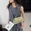 New Retro Commuter Shoulder Bag Niche Fashion Underarm Bag Women's Fashion Belt Buckle Messenger Bag