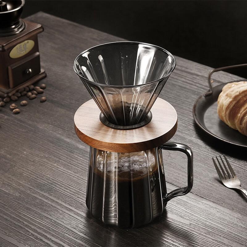 TLXT 500ML Hand-Pour Glass Coffee Server
