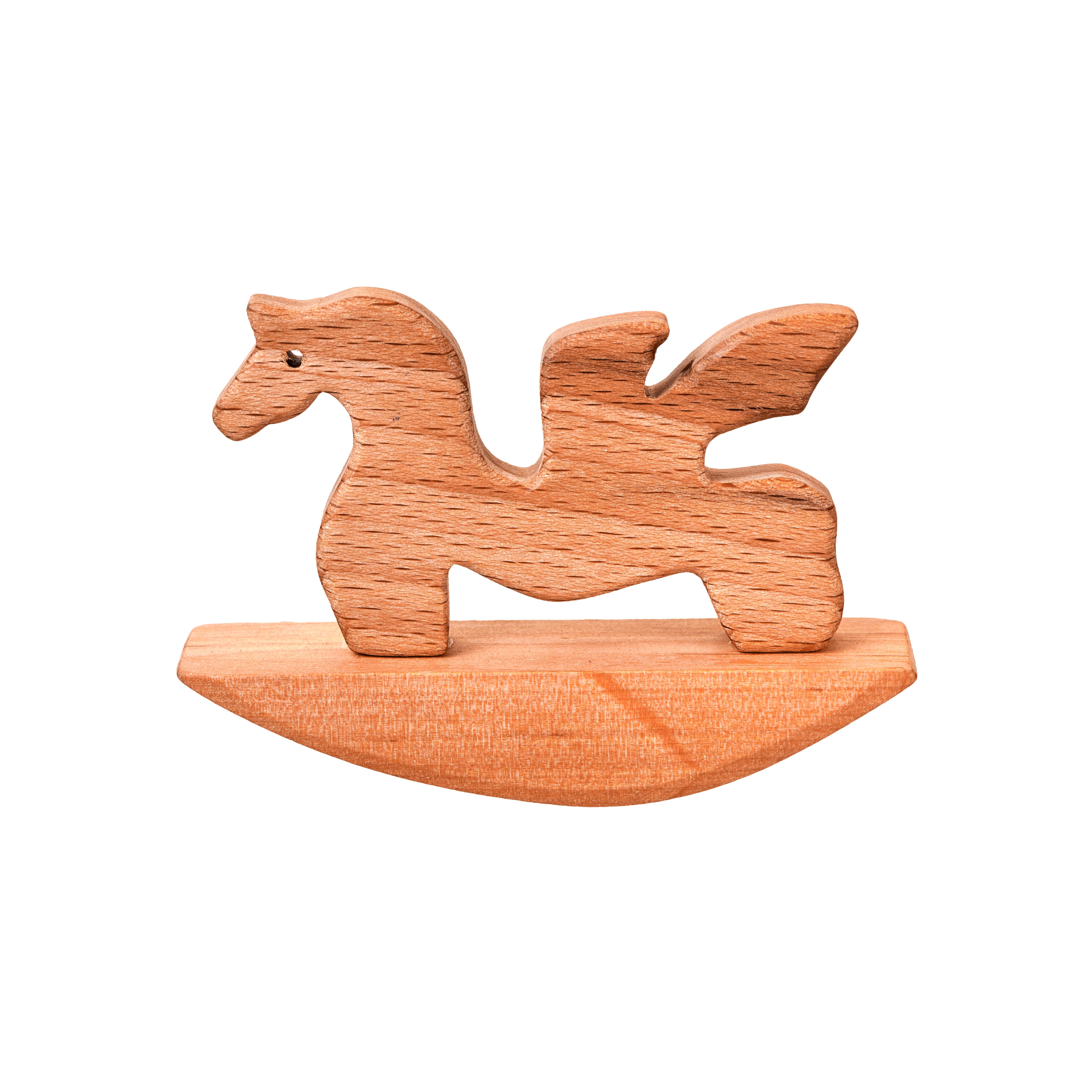 

Деревянная игрушка - Пегас - Деревянная игрушка ручной работы для развития первых шагов и ходьбы, для детей в возрасте от 12 месяцев и старше