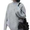 Half Height Collar Thick Sweater for Women Loose Base Knitted Sweater for Autumn and Winter