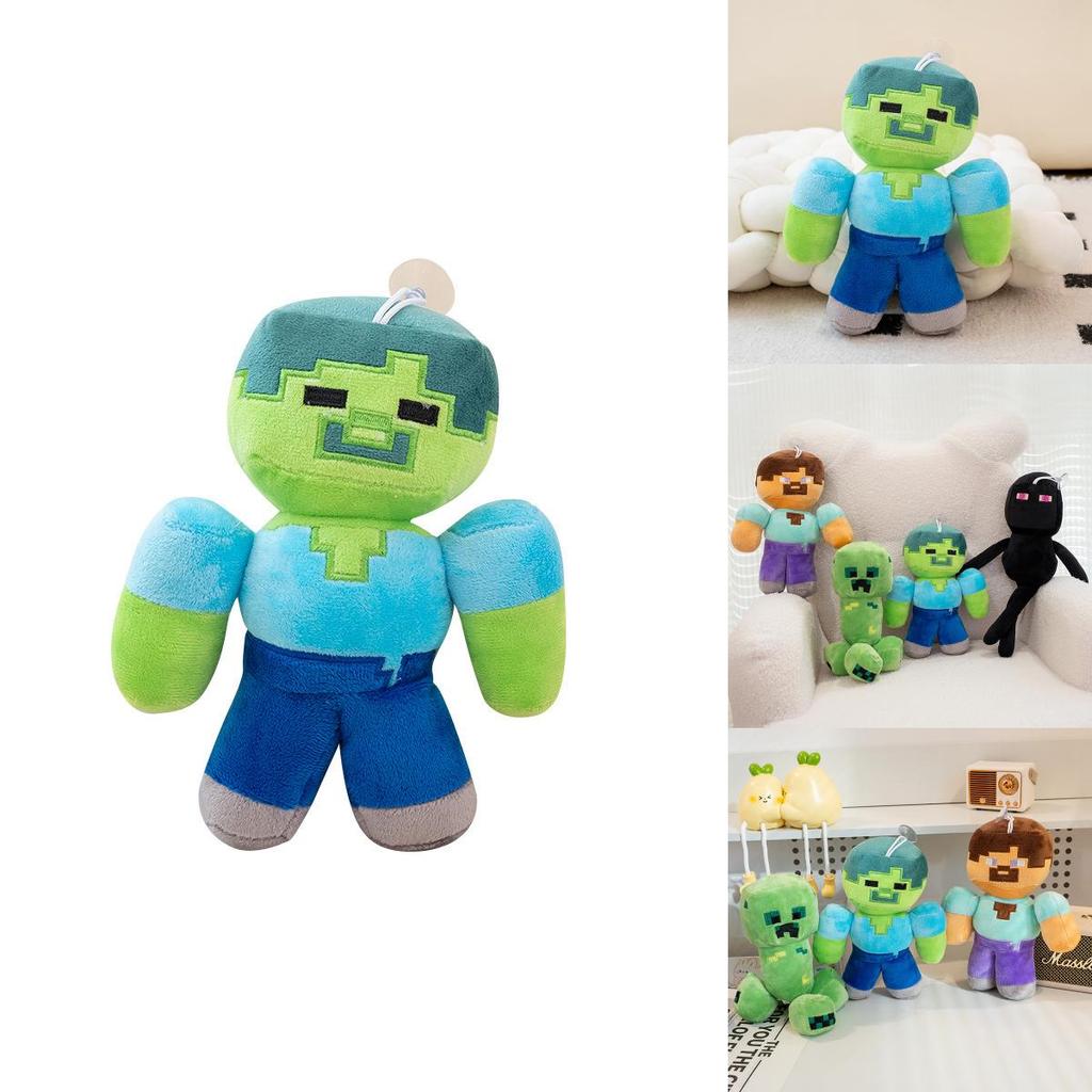 Minecraft Creeper Steve Enderman Plush Toy With Short Pile Fabric For Kids And Collectors