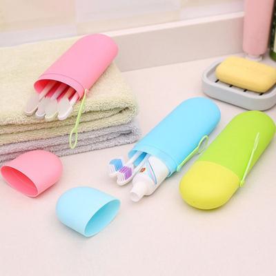 Tragbarer Reise-Zahnpasta-Zahnbürstenhalter Aufbewahrungsbecher Badezimmerzubehör Verkaufswaren