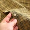 Women's Plaid Cotton Long-Sleeve Top - Slimming & Age-Reducing, Spring/Autumn Collection 2026