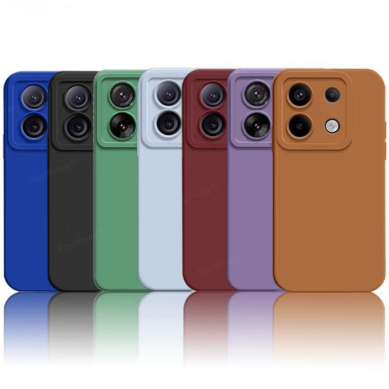 

Чехол для Poco M6 Pro для Xiaomi Poco M6 Pro, чехол Fundas Coque, защита для камеры, жидкий силиконовый чехол на заднюю панель Poco M6 Pro