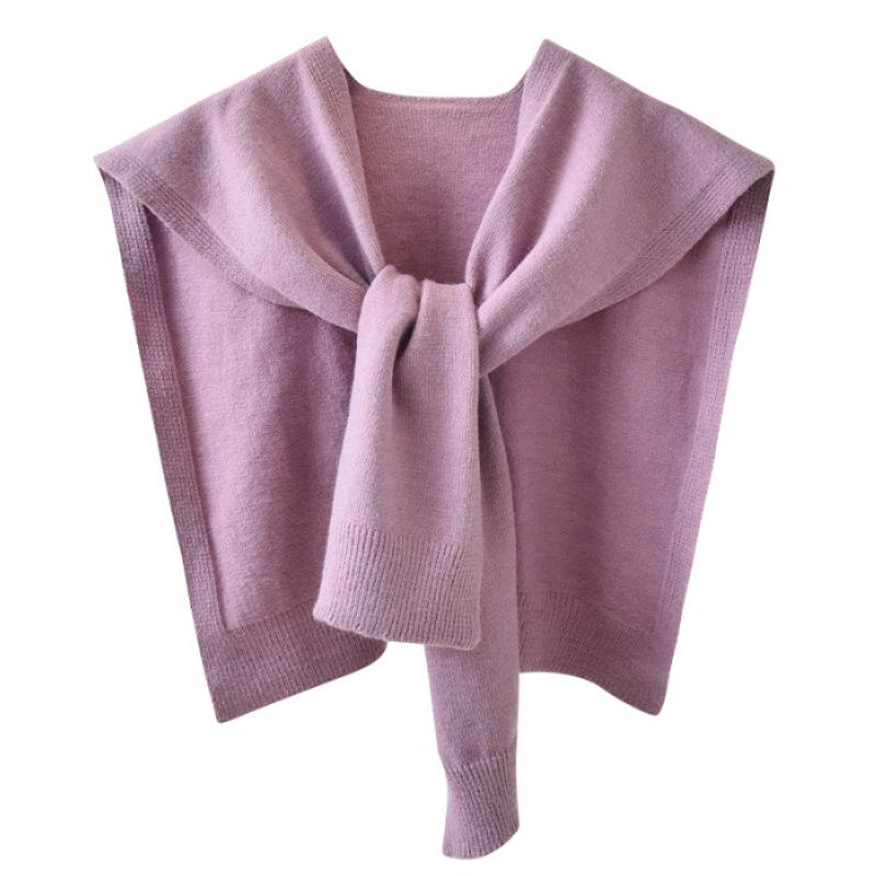 1PC Clothing Accessories Versatile Solid Color Classic Shawl Warm Scarf Minimalist Style Knit Material Fashion Multi-Color