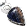 Natural Sodalite Gemstone Handmade 925 Sterling Silver Pendant 2.13" S5P86
