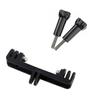 Camera Holder Double Head with Screw Supports 2 Cameras Simultaneously Action Camera Bracket for Gopro Hero 8 7 6 5 4S/ 4 /3+ /3 /2/ 1