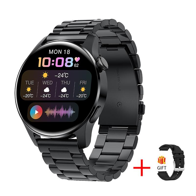 Luksusowy Smartwatch Męski Lokalizator GPS Zegarek Fitness Wodoodporny Sportowy na Nadgarstek Inteligentne Smartwatche Dla Kobiet Xiaomi