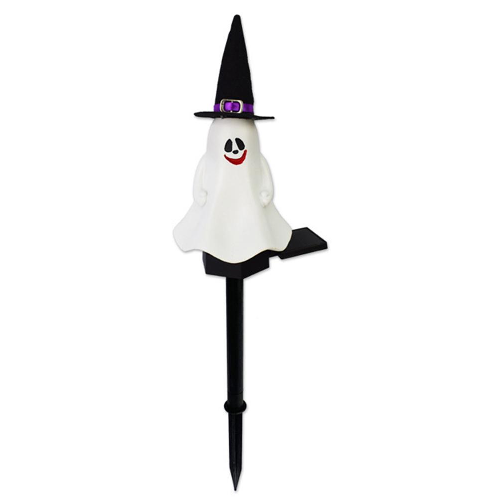 Outdoor Halloween Ghosts Pathway Light Waterproof Solar Ghost Lawn Stake Lamp for Garden Yard Pathway Party Decoration
