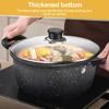 Hrnec na polévku Nepřilnavý hrnec na vývar s uchy Hluboký kastrol Železný hrnec na vaření Indukční hrnec na polévku pro domácí kuchyni