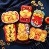 6Pcs 2025 Dragon Year Chinese Style Red Envelopes Spring Festival Lucky Money Blessing Pocket Red Packet New Year Decor