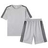 Men's Trendy Korean Style Summer Sportswear Set: Short Sleeve T-shirt & Casual Basketball Jersey Shorts 2025