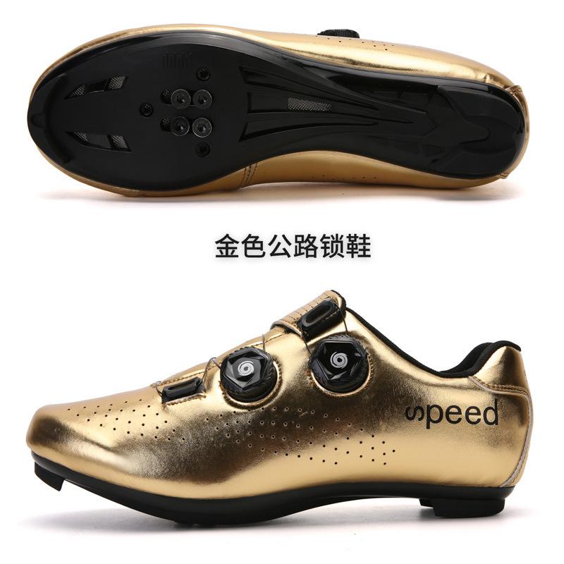 Autumn new cycling shoes with locks, lock shoes, men's and women's road bicycles, power shoes, mountain cycling, colorful