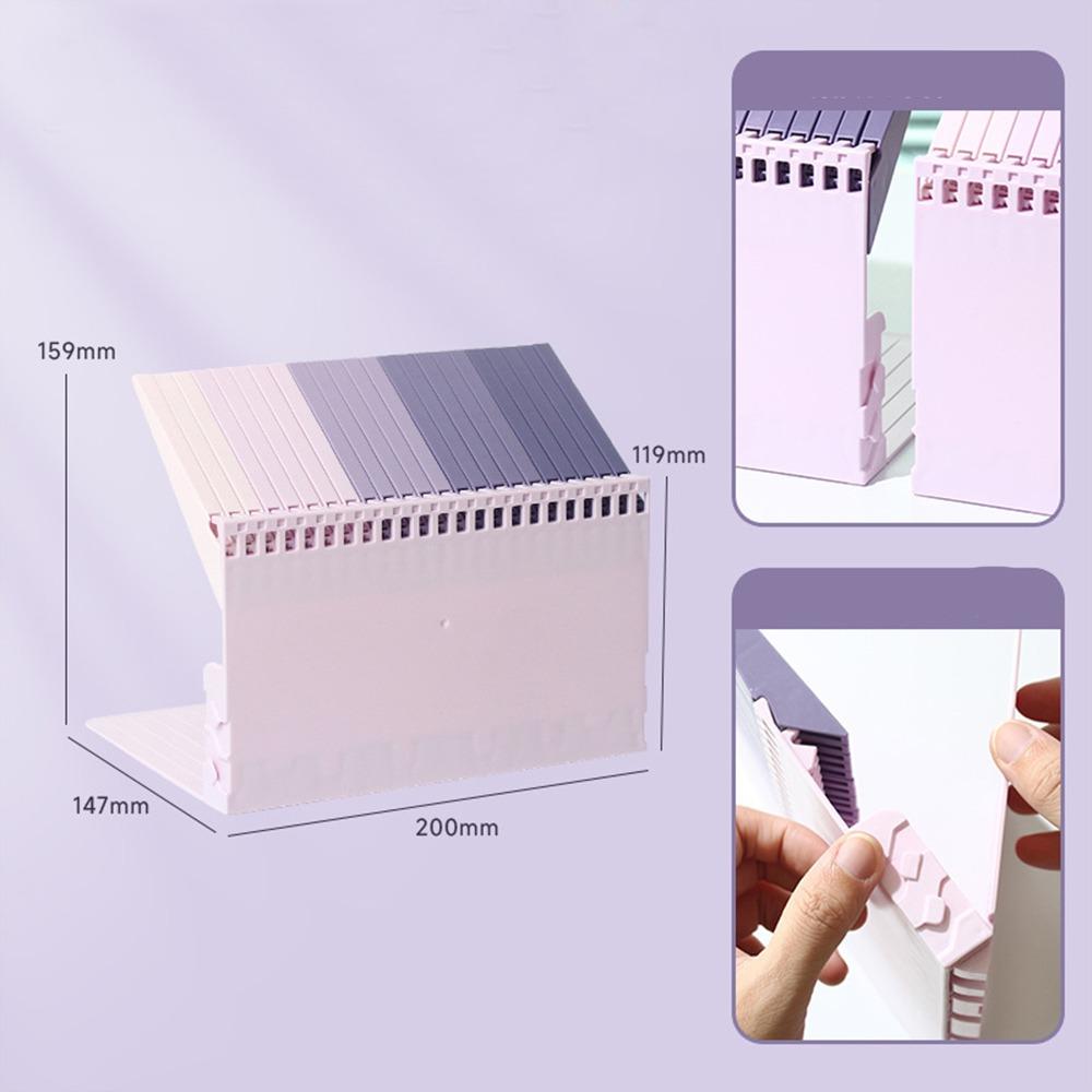 

Высококачественный упор для книг в виде клавиш пианино, градиентный цвет, держатель для книг, простая подставка для нот, книжная полка фиолетовый