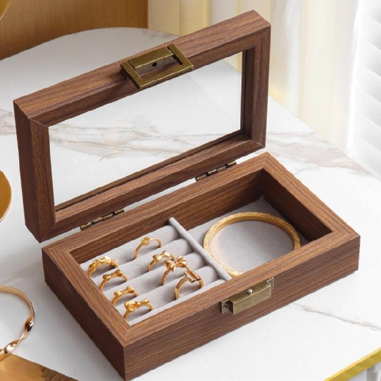 Schmuckaufbewahrungsbox mit Fächern Multifunktionaler Organizer für Ohrringe Armbänder Halsketten Eleganter Schmuckhalter