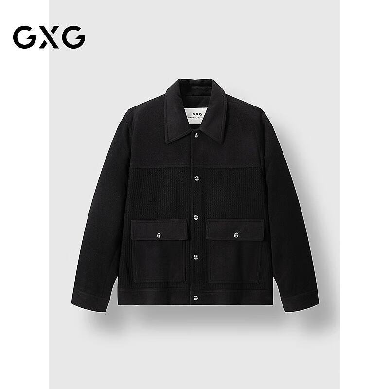 

GXG Men s Black Classic Fit Snap Button Short Coat L