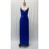 2025 New Women's Sexy V-Neck Slit Maxi Dress, Sleeveless Slit Evening Gown With High Thigh Split, Floor Length Formal Dress For Banquet & Party