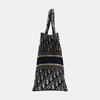 [Gebraucht] Book Tote Medium Blau Leinwand Besticktes Monogramm Handtasche - Sehr Gut #GPY9F