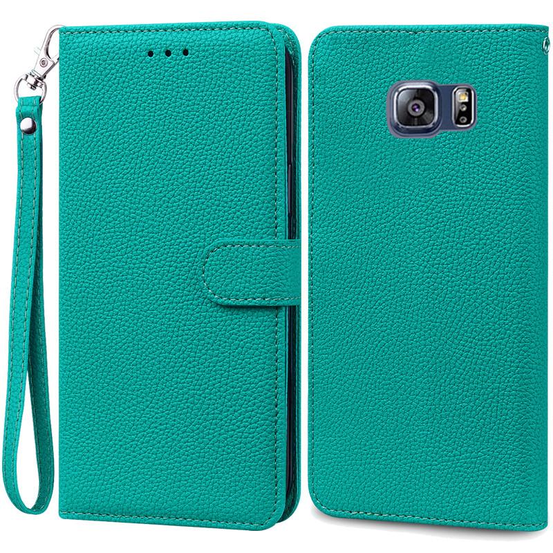 S6 Edge Case For Samsung Galaxy S6 Edge Case G925 Leather Flip Wallet Case For Samsung S6 S 6 edge Case G920 Wallet Cover Fundas