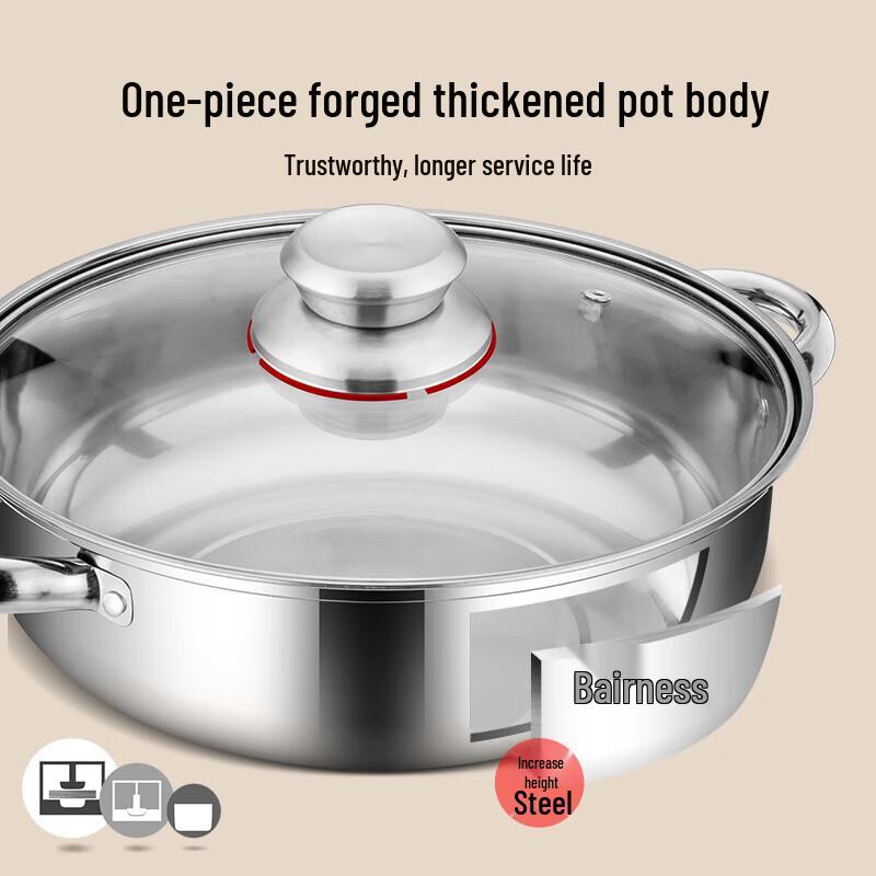 Bernice Norburg 28cm Edelstahl Dampfkochtopf