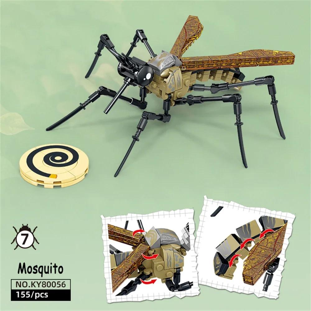 Mosquito Insects Building Blocks Toys Set - Long-Lasting Play & Party Gift for Kids Great Collectible Orchid Mantis Redviidae