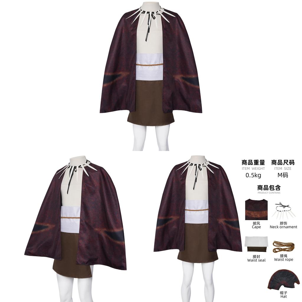 Chief Of War Cosplay Costume With Faux Wool Fabric For Anime And Gaming Fans
